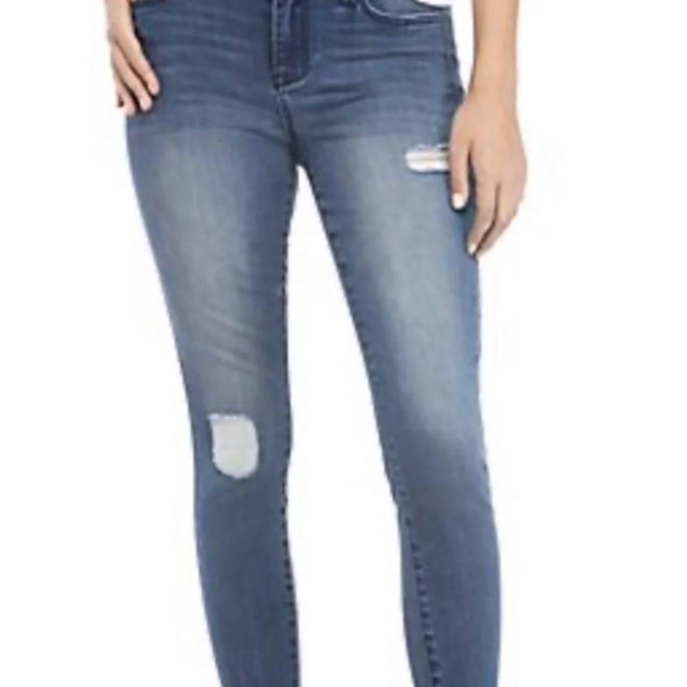 2/$20 SALE! Skinny Jeans with holes Celeberty pink